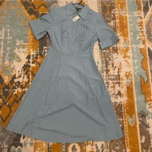 NWT RW&CO. Dress size 2 teal knee length A skirt short